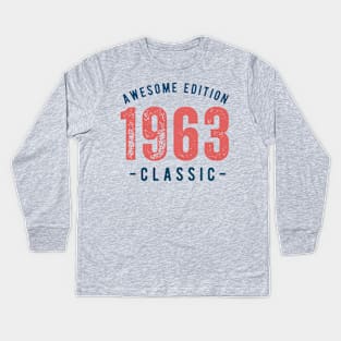 awesome 1963 Kids Long Sleeve T-Shirt